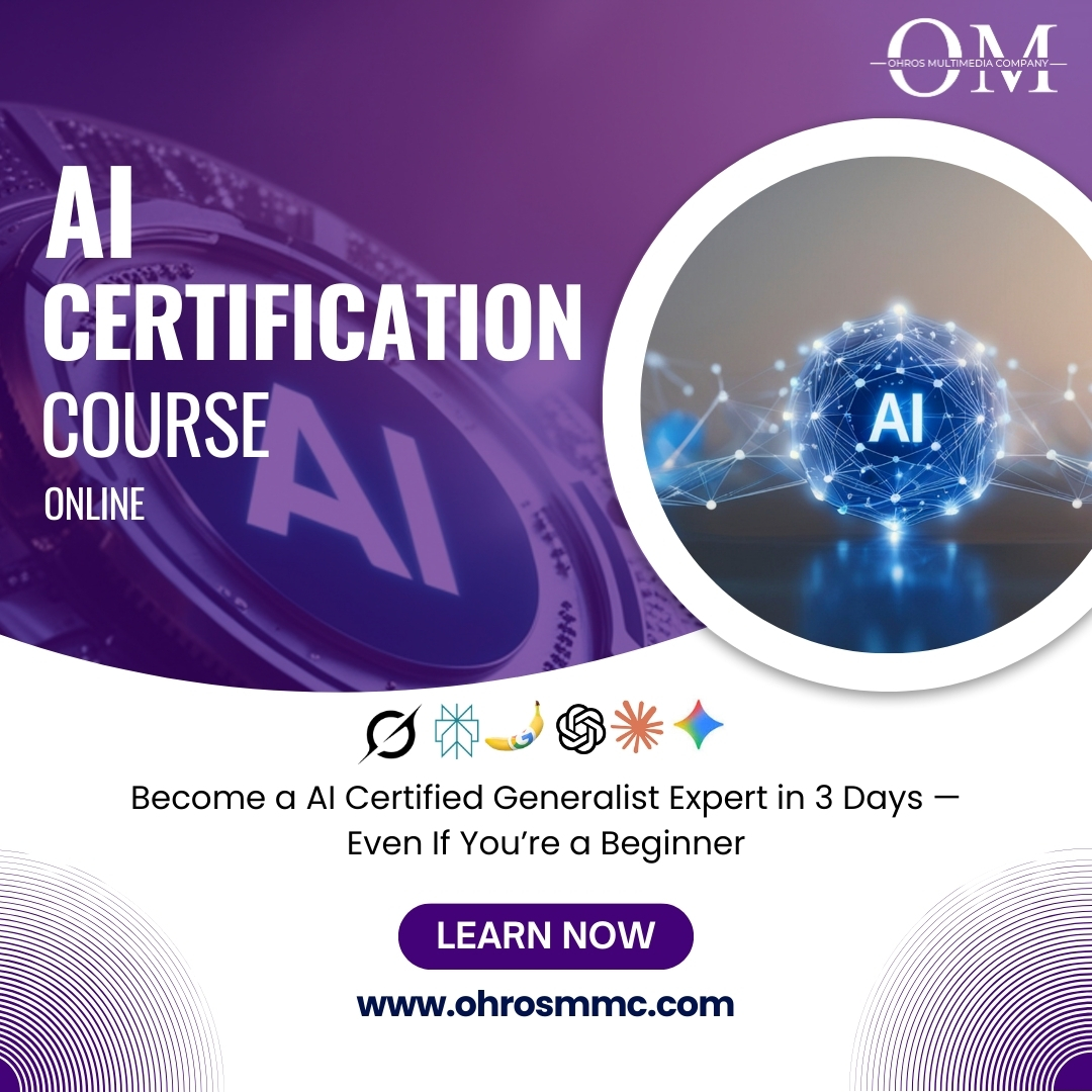 AI Certification Program (Begginer To Advance)